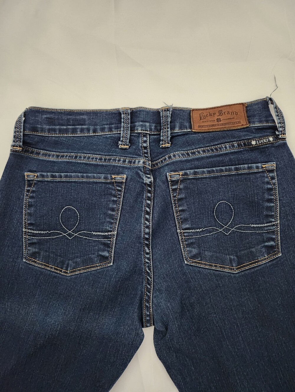 Lucky Brand Dark Indigo Straight Leg Jeans - Picture 2 of 4